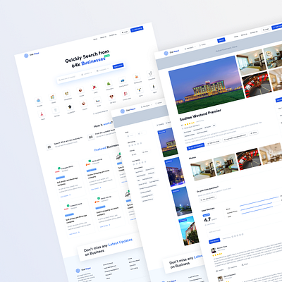 DialNepal - Business listing website business sass ui