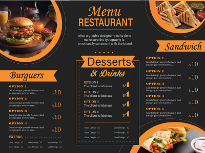 Restaurant Catalogue banner design branding design graphic design illustration instagram logo post design socialmedia ui