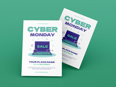 Cyber Monday Event Flyer discount