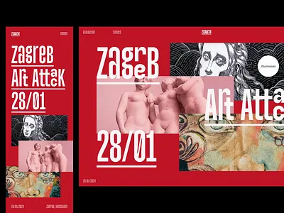 Art Attack Website art clean design interface ticket ui