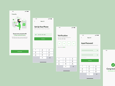Two Factor Authentication design ui ui design