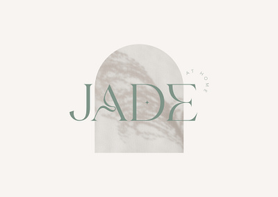 Jade at Home Brand Identity branding catalogue layout logo design