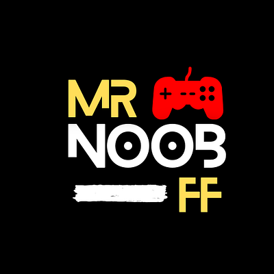 Mr Noob FF gaming logo 3d animation branding design graphic design illustration logo logo design modern logo motion graphics simple logo ui