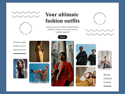 Fashion Ecommerce Landing Page designs, themes, templates and