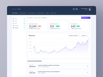 CRM Dashboard for Medical Startup crm dashboard design graphic design medical ui web