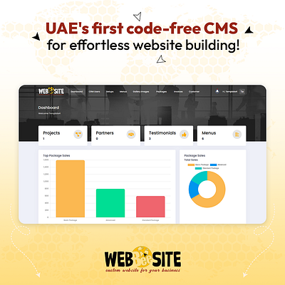 Unveiling WEBBEESITE: UAE's pioneering custom Content Management technology web design web development website website development