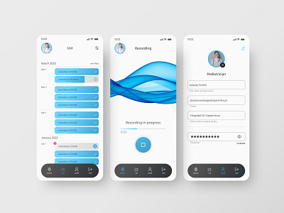 From a patient interview to a medical form generated by AI🩺 branding figma healthcare information architecture listing medical app mobile mobile app prototyping recording ui ui branding ui design ux ux design visual design wireframe