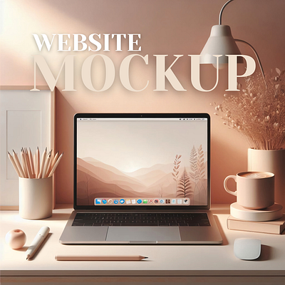 NATURAL | Website Mockup design graphic design