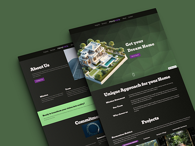 PrimeVista - Real Estate Framer Template design ui ux