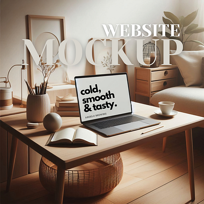 COZY NOOK | Website Mockup design graphic design