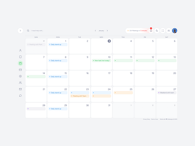 Calendar app research app calendar comfort design friendly interactive interface manager pretty product task ui usable user user friendly