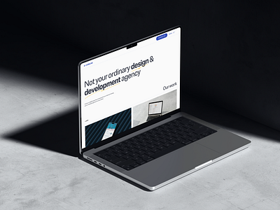Website Design – CoreLine Agency agency branding clean coreline design logo minimal ui website