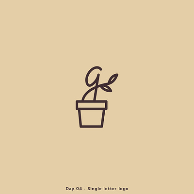 04 Single letter logo logo design challenge logodesign
