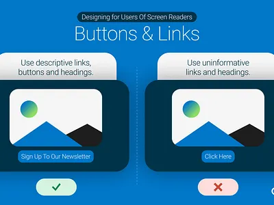 "Buttons & Links" for Accessibility accessibility accessibility matters design graphic design illustration ui web accessibility