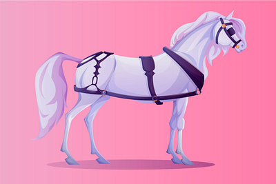 Cartoon horse casual animation app cartoon casual illust illustration motion graphics ux vector