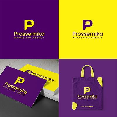 Logo Design Concept for Prossemika Marketing Agency brand brand identity branding design graphic design logo logo design