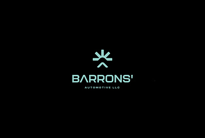 BARRON AUTOMOTIVE - Logo Design automotive car dealership logo creative logo logo design logo inspiration