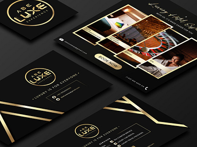 ABE LUXE EXPERIENCE Branding Design