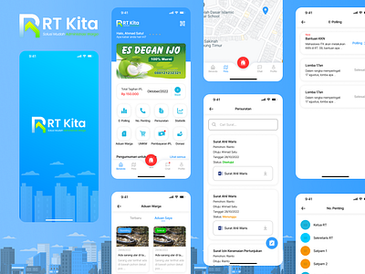 RT Kita app design ui ux