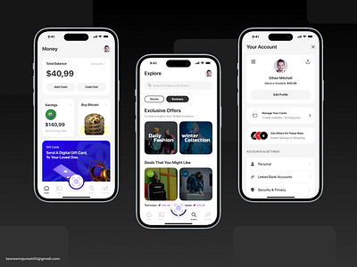 Payto - The Wallet App app design apple app homepage inspiration ios mobile ui
