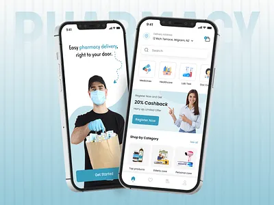 Medicine Delivery App | Online Pharmacy App app design delivery app medicine delivery medicine delivery app mobile app design online pharmacy app pharmacy app development pharmacy business pharmacy delivery app ui design uiux uiuxdesign
