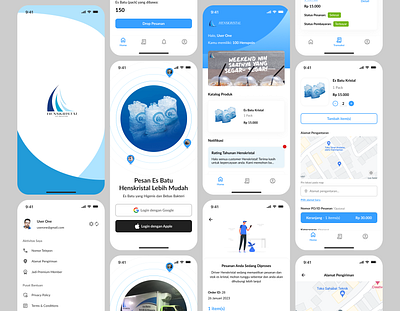 Henskristal App app design ui ux