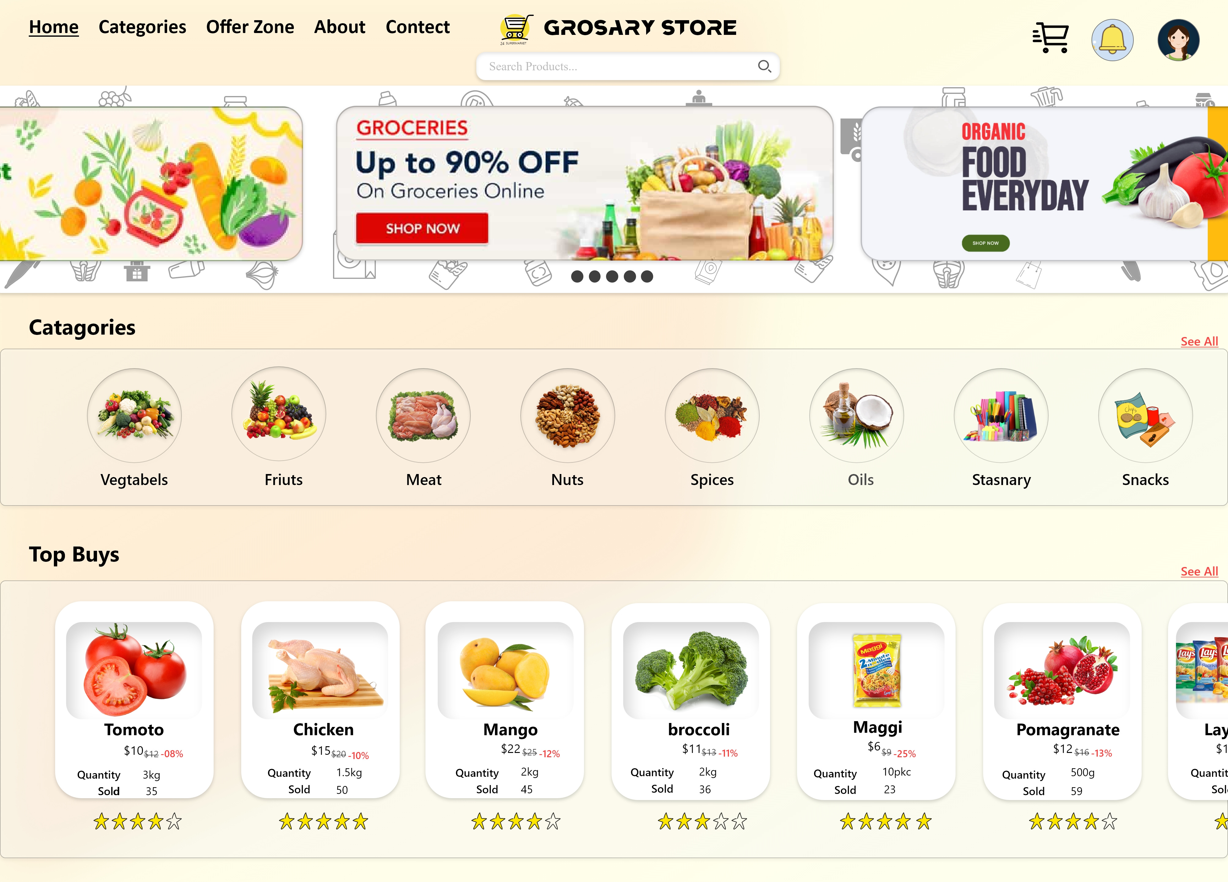 Fresh Finds Delivered: Your Ultimate Grocery Haven 3d animation app branding design designinspiration dribbblecommunity graphic design icon illustration logo mobile app motion graphics typography ui uiux ux vector webdesign website design