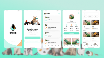 Uroko app design ui ux