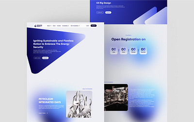 Petrolida 2023 3d branding crypto event graphic design illustration landing page light motion graphics nft oil oil and gas ui ui design uiux ux ux design