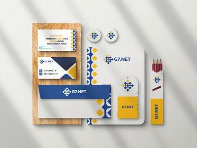 G7.NET Brand Identity badge book branding business card design envelope graphic design hangtag identity illustration logo logodesign logofolio logos moackup modern logo