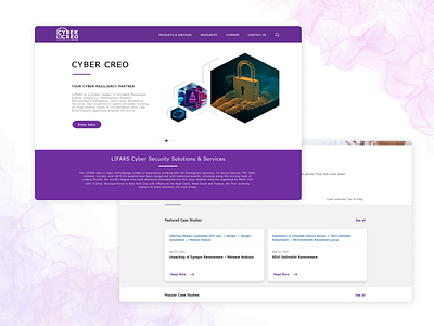 Cyber Creo - Your Cyber Resiliency Partner app branding design flat design graphic design logo responsive design ui