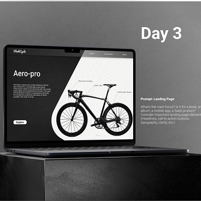 Daily UI #003 | Landing Page 100daychallenge branding challenge dailyui design figma logo ui ux