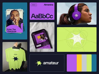 Amateur Branding Case Study animation behance brand identity brandbook branding case study corporate identity logo logo design logotype music startup startup branding visual identity