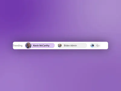 Yahoo! Redesign Trending section animation