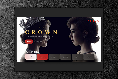 The crown original web series 3d animation branding graphic design logo motion graphics ui