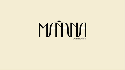 Mañana Cosmetics brand identity branding graphic design package design typography