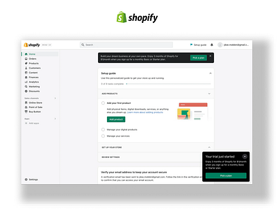 Shopify- Pricing Plan page built by ByteScale branding graphic design ui