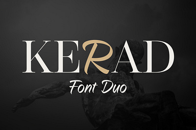 Kerad - Font Duo branding calligraphy design fonts graphic design handlettering logo typeface typography