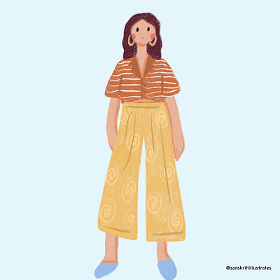 Fashion Influencer artist freelance illustrator illustrator sketching