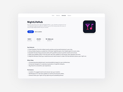 Daily UI Challenge | Download App auto layout daily ui daily ui 74 daily ui challenge design download app figma figma auto layout ui ui design