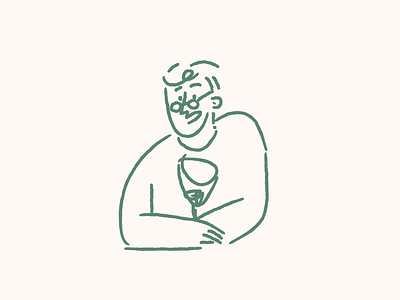 city ​​dude branding characters flat il illustration illustration art minimal vector wine