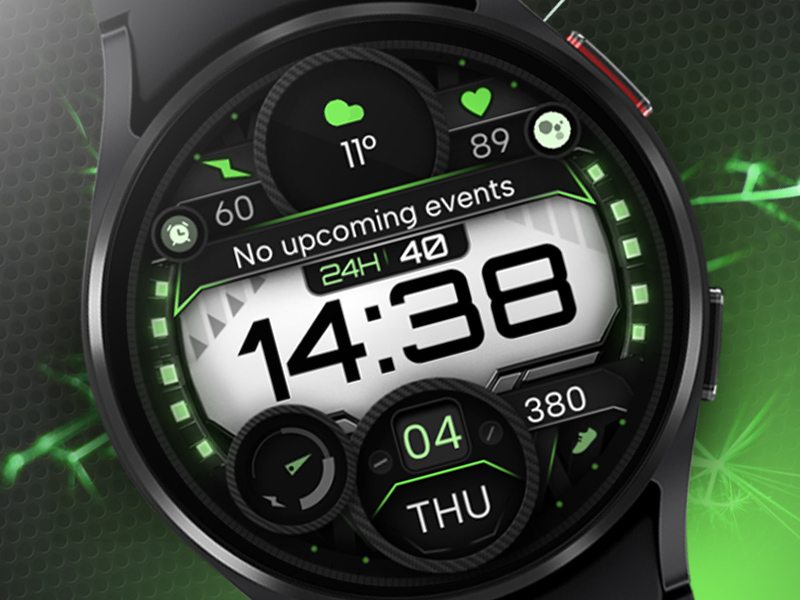 Elements digital 2024 watch face