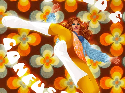 Dazed & Confused 70s art charactedesign graphic design groovy illu illustration seventies