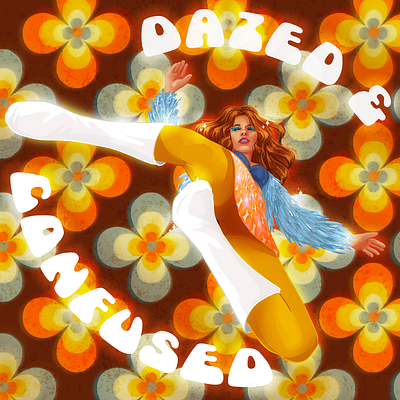 Dazed & Confused 70s art charactedesign graphic design groovy illu illustration seventies