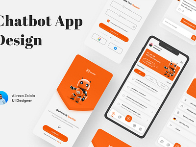 Chatbot ai App Design app appdesign design figma graphic design ui uidesign uiuxdesign webdesign