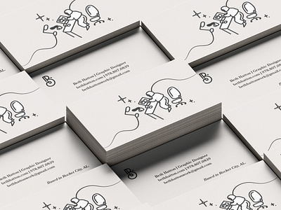 Branding for Rocket City Creative branding business card graphic design illustrator vector