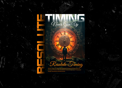 Resolute Timing artworks background books branding cover deeign cover design design graphic design illustration logo motion graphics tshirt design typography ui ux vector