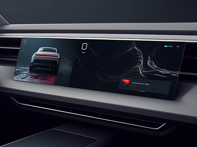 Automotive dashboard cubic style hmi UI/UX animation SUV EV 3d animation app automotive cg concept dashboard design ev future hmi interaction interface motion particles ui ux