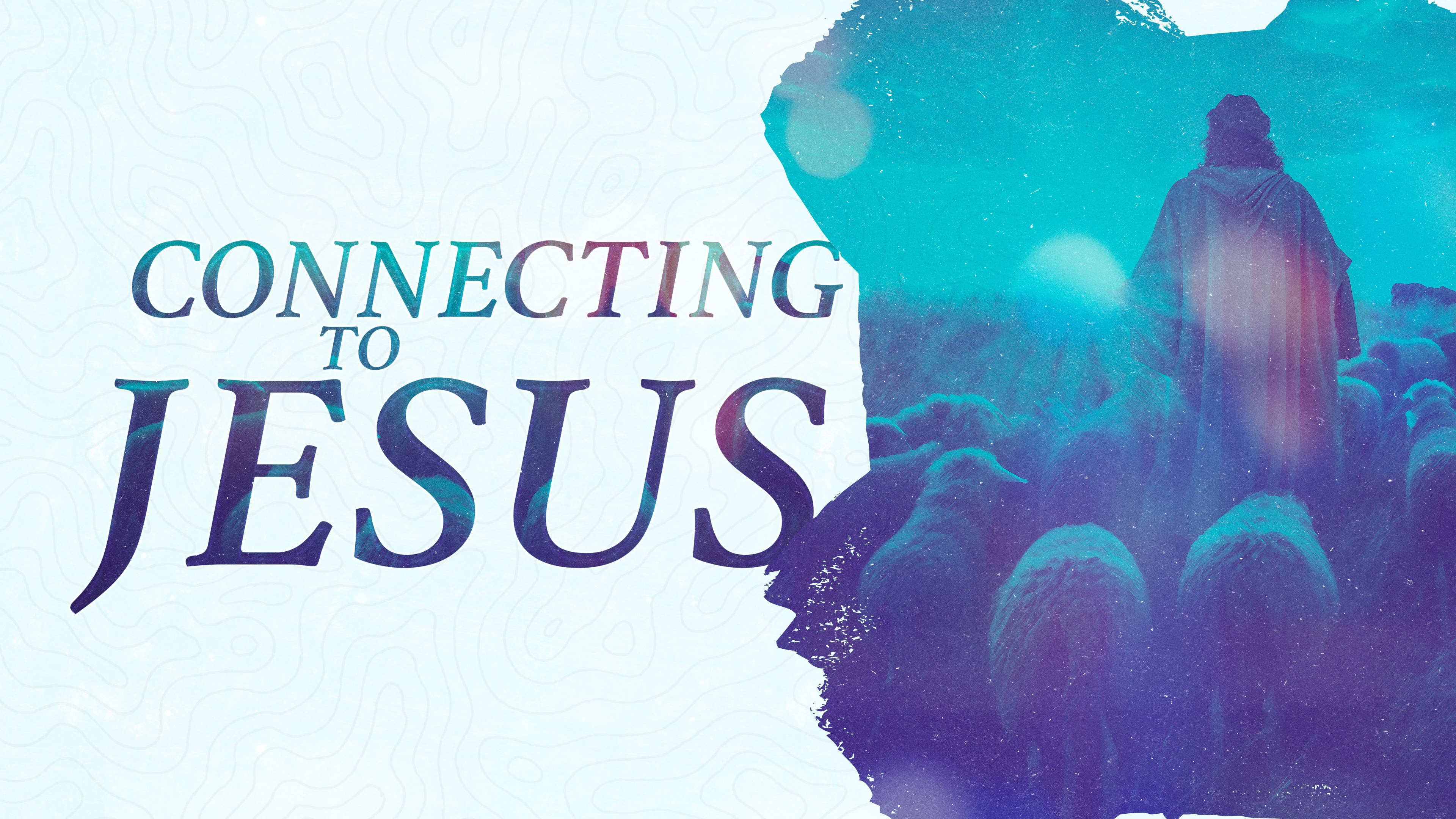 Connecting to Jesus branding church graphics design graphic design illustration logo sermon graphic sermon series