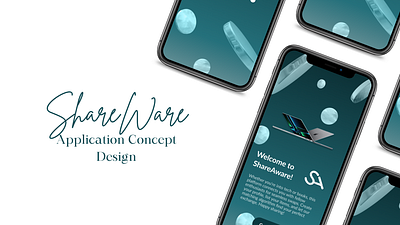 ShareWare Application Concept Design animation app app design application concept design ecommerce graphic design typography ui ux